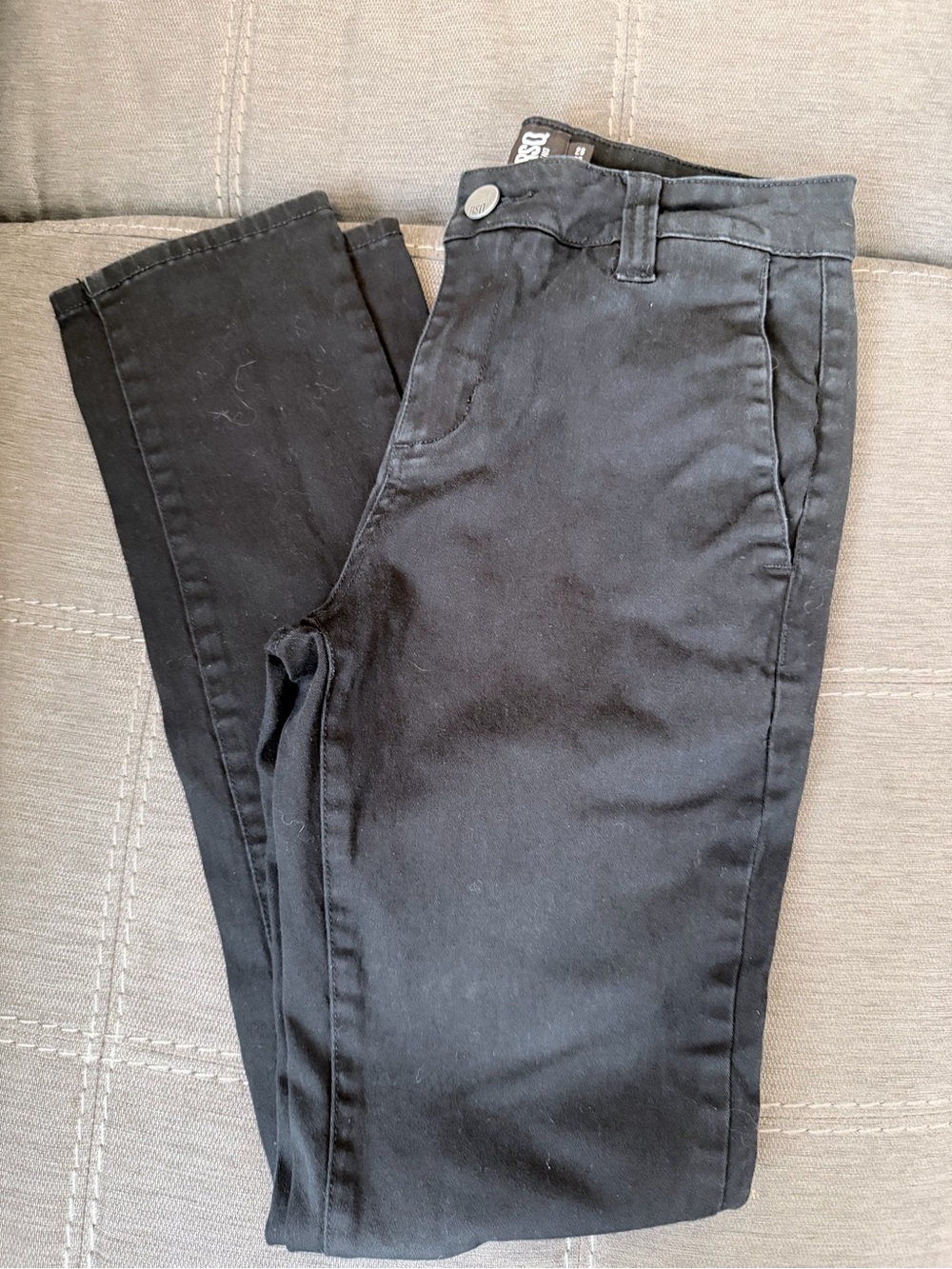 RSQ Men's Black Chinos